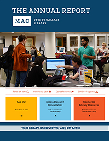 Annual Report - DeWitt Wallace Library