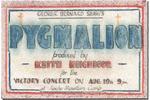 Figure 11.05. Advertisement for "Pygmalion."