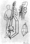 Figure 12.66. Sketch of camp-made bass viol.