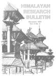 Himalayan Research Bulletin, Volume 02, Number 2