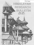 Himalayan Research Bulletin, Volume 03, Number 3