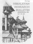 Himalayan Research Bulletin, Volume 05, Number 2/3
