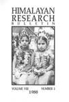 Himalayan Research Bulletin, Volume 08, Number 2